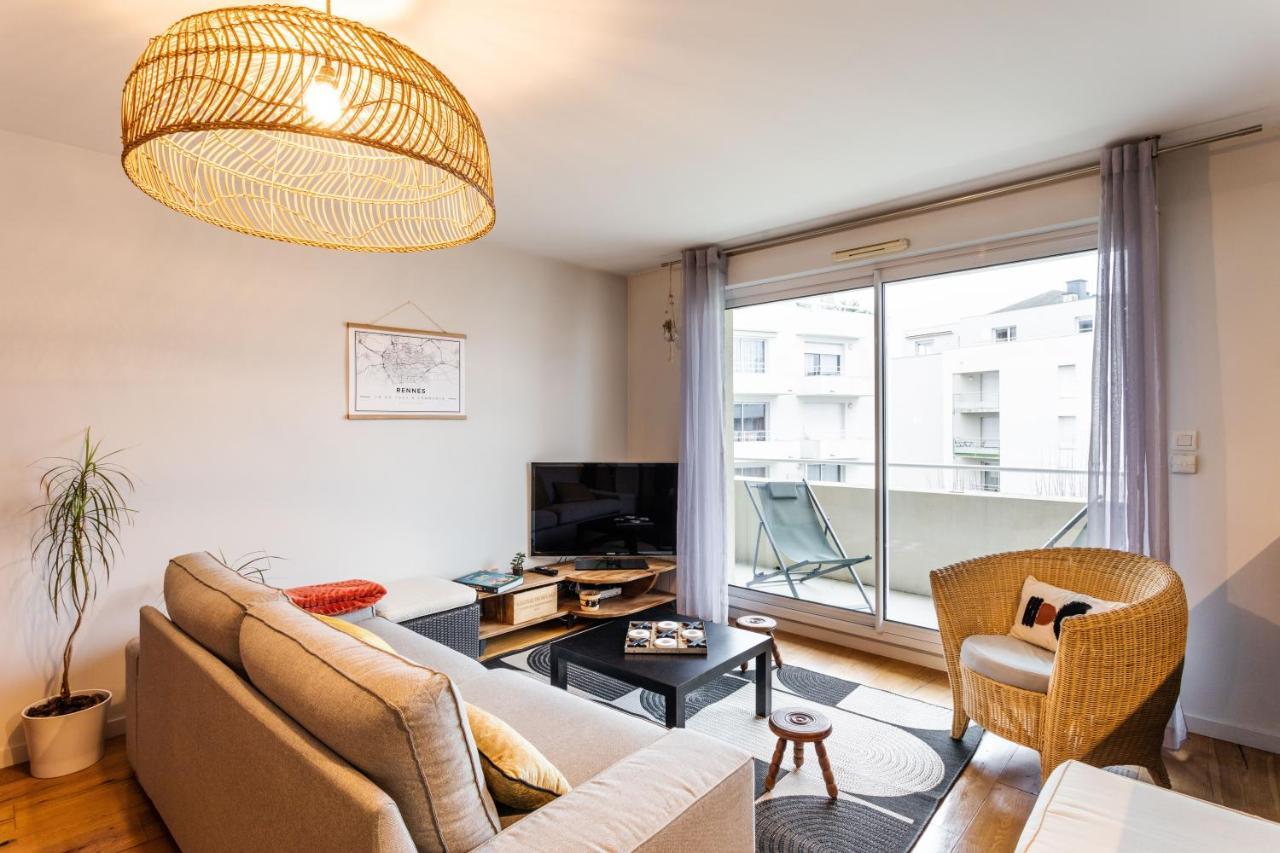 Le Vilona - T3 Moderne Avec Parking Prive Apartamento Rennes Exterior foto