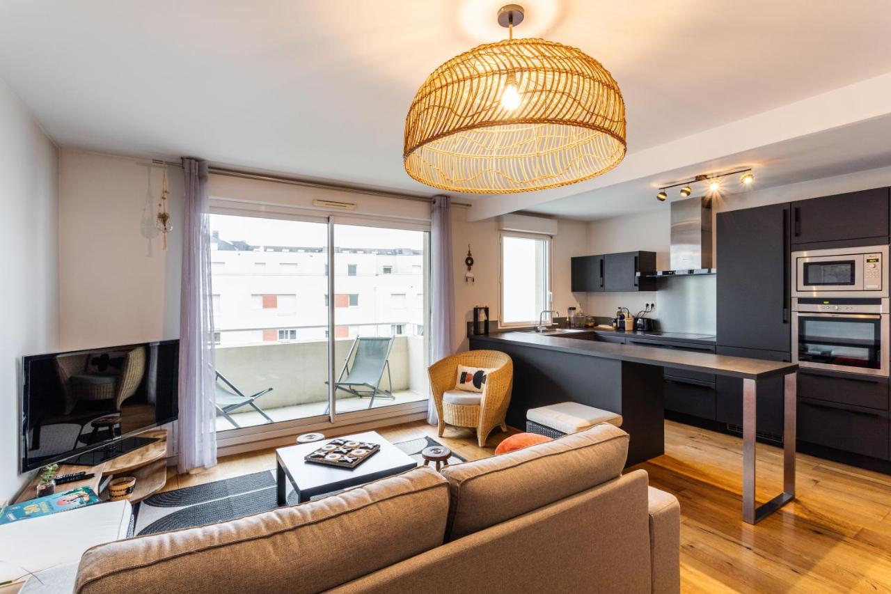 Le Vilona - T3 Moderne Avec Parking Prive Apartamento Rennes Exterior foto
