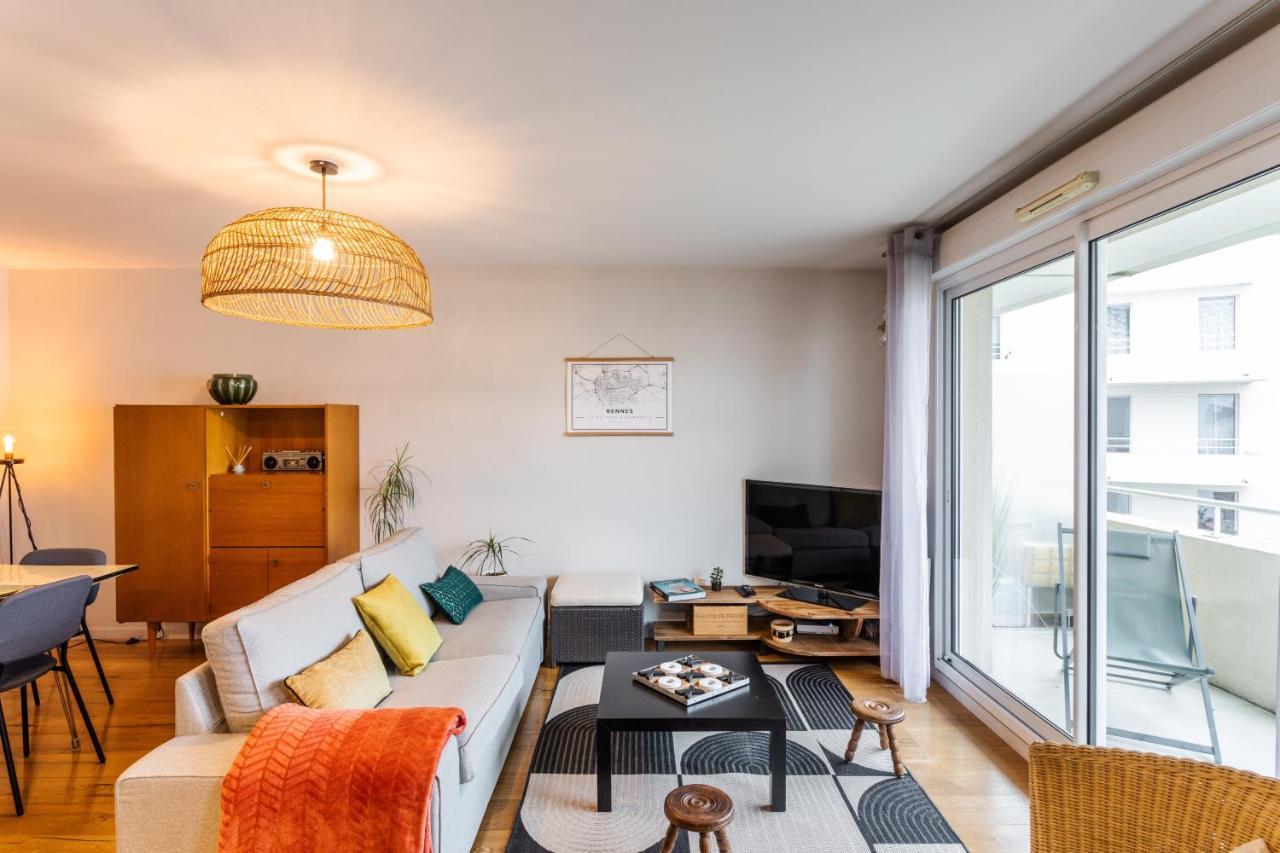 Le Vilona - T3 Moderne Avec Parking Prive Apartamento Rennes Exterior foto